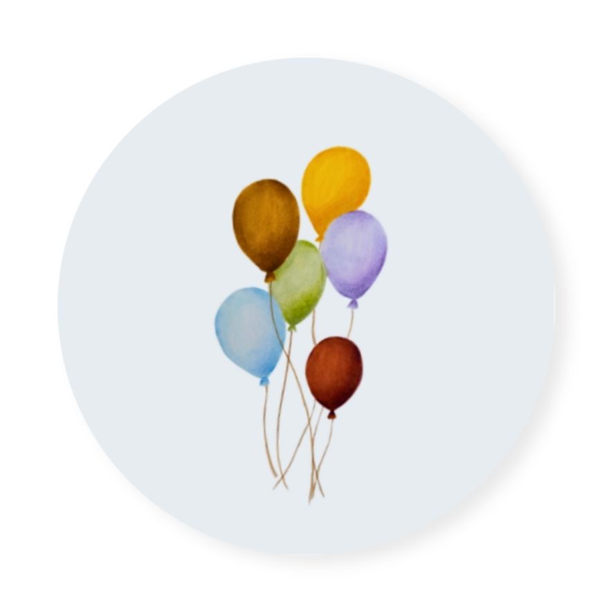 Stickers Ballonnen (10)