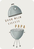 Kaart - liefste papa bbq