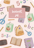 Kaart - bedankt juf