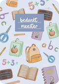 Kaart - bedankt meester