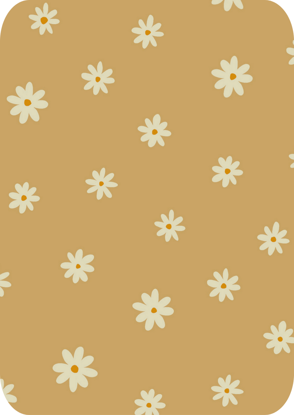 Kaart - Blanco Bloemen geel