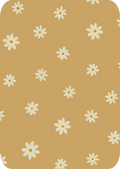 Kaart - Blanco Bloemen geel