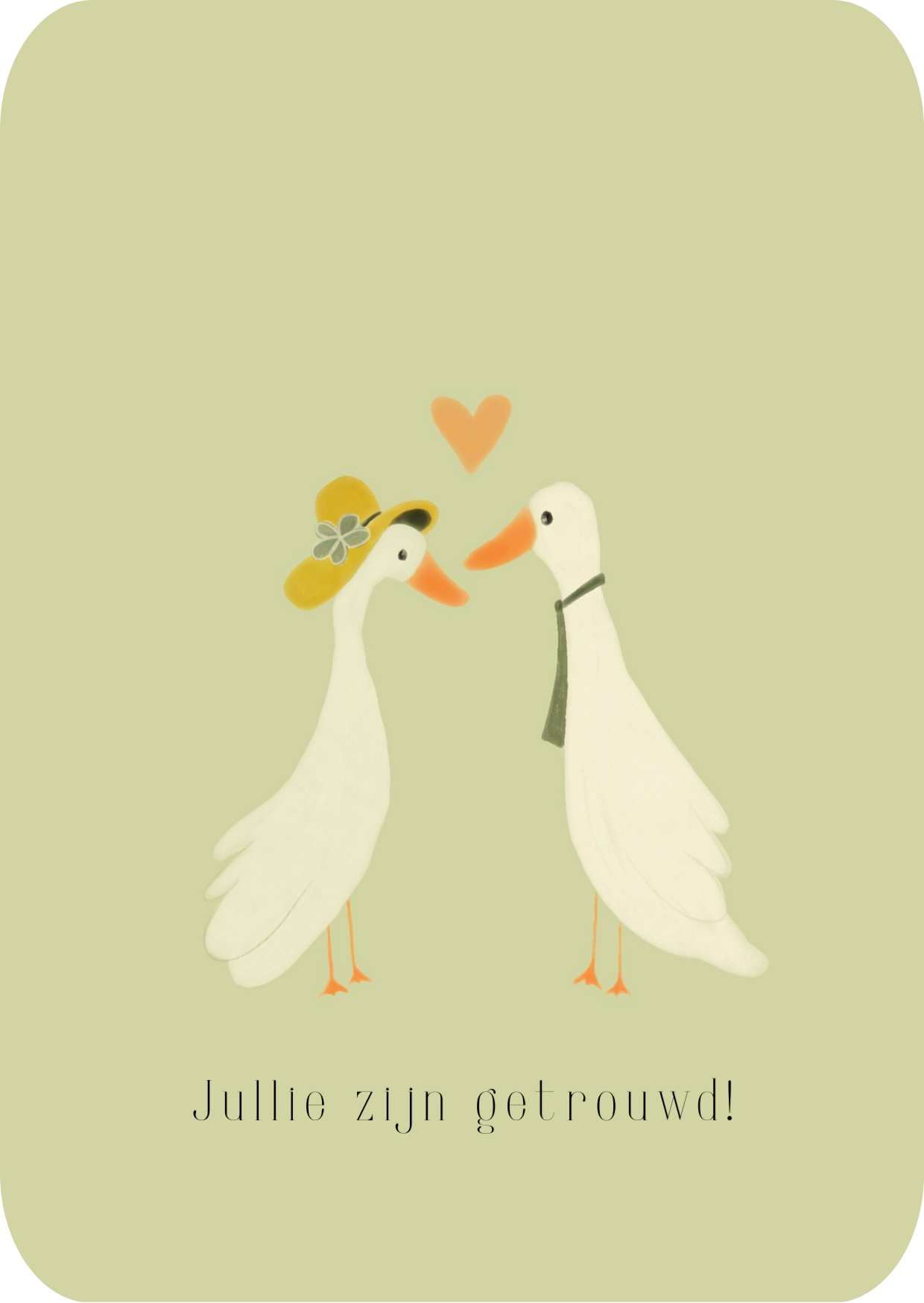 Kaart - Jullie zijn getrouwd!