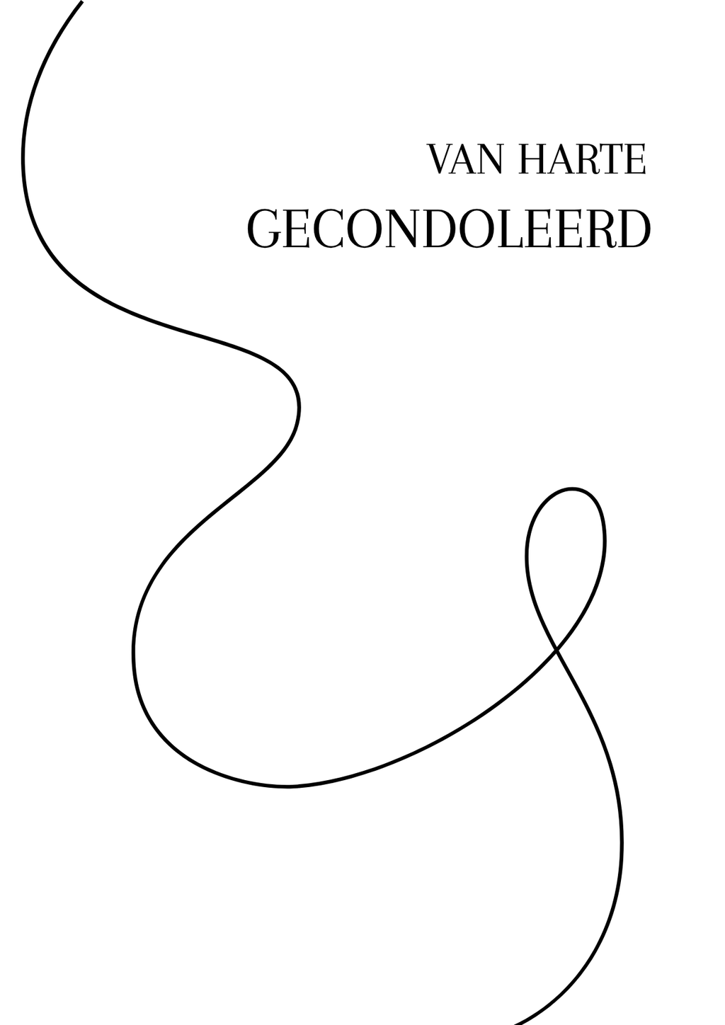 Kaart - Van harte gecondoleerd