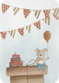 Kaart - Blanco Muis Feest