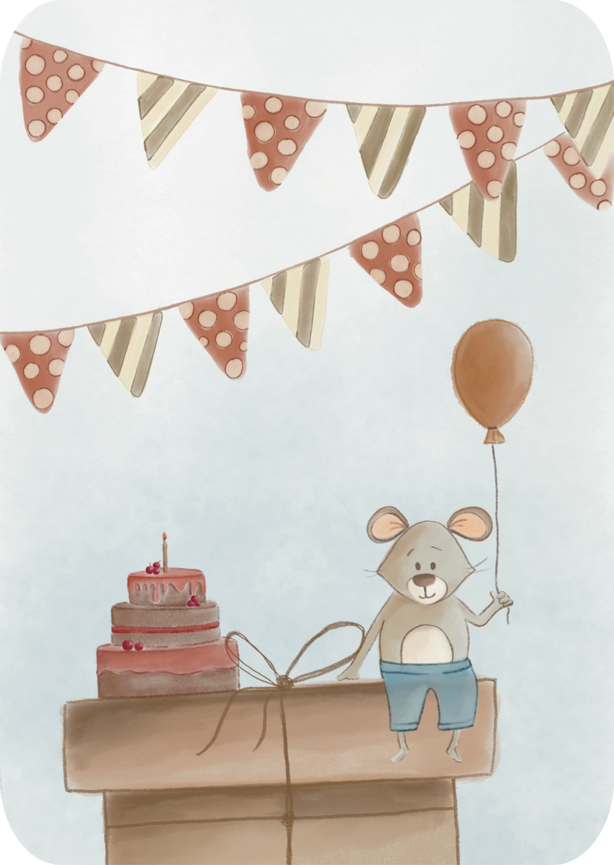 Kaart - Blanco Muis Feest