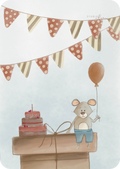 Kaart - Blanco Muis Feest