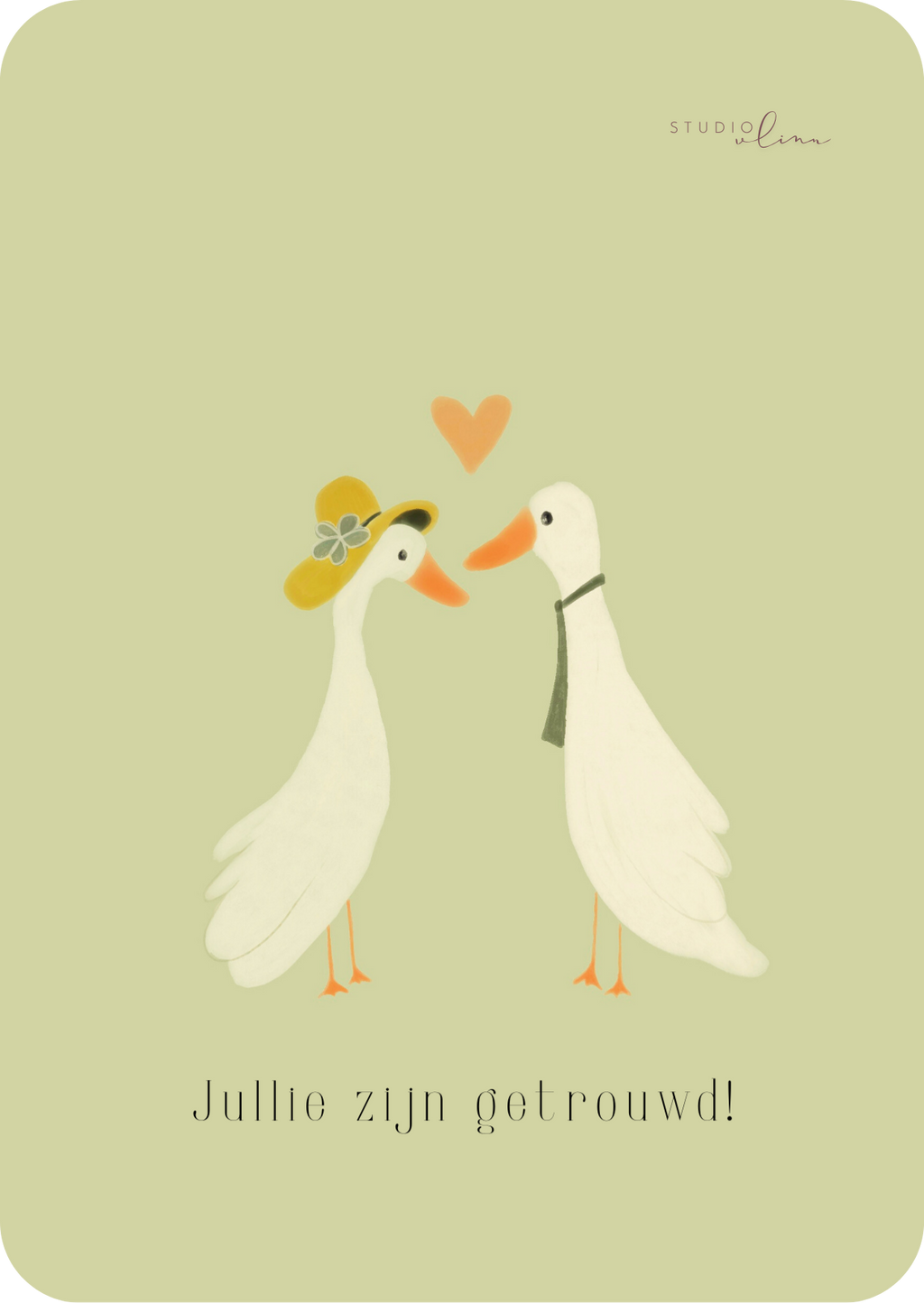 Kaart - Jullie zijn getrouwd!