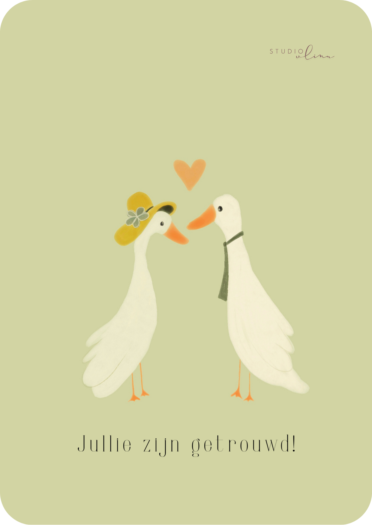 Kaart - Jullie zijn getrouwd!