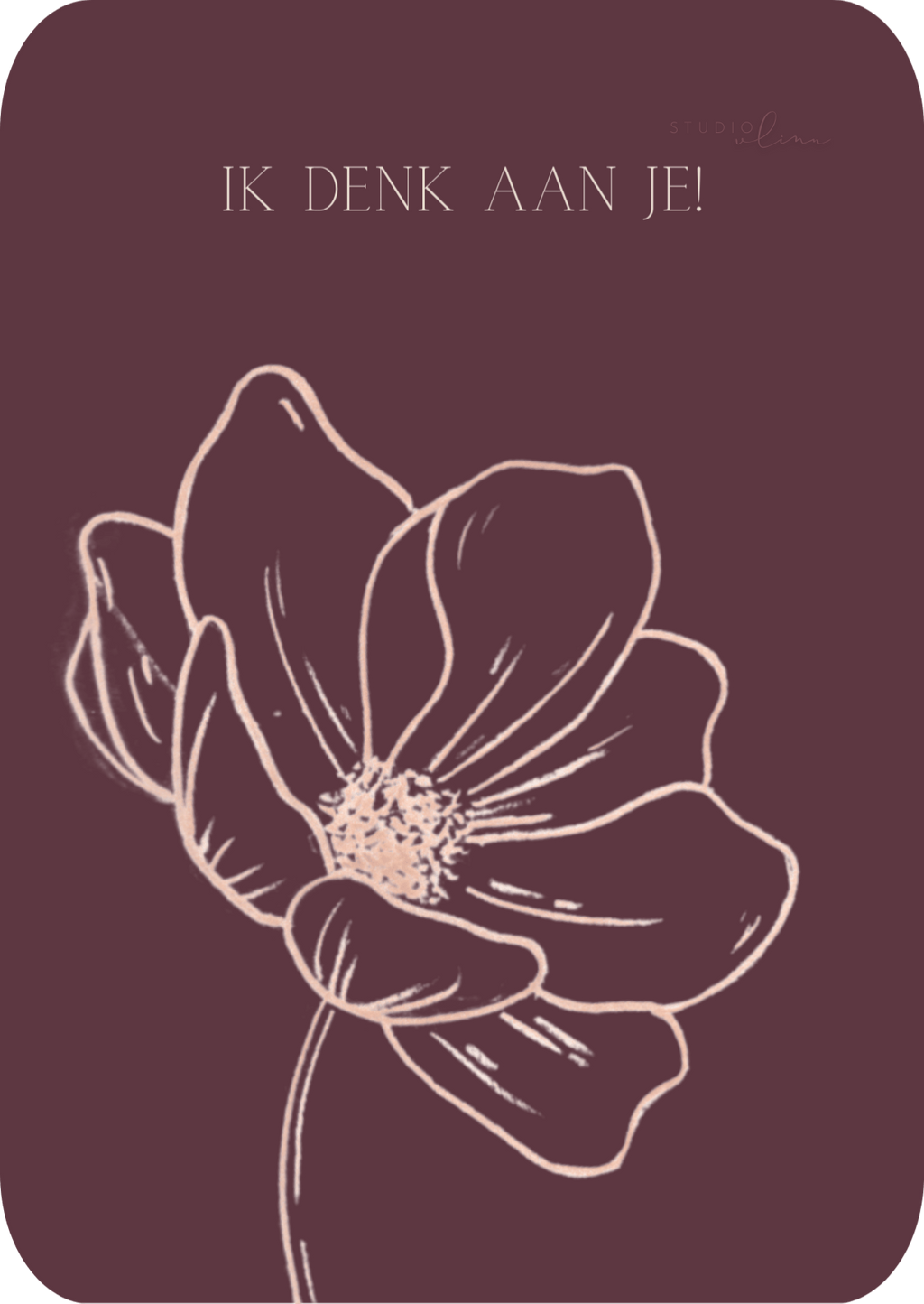 Kaart - Ik denk aan je!