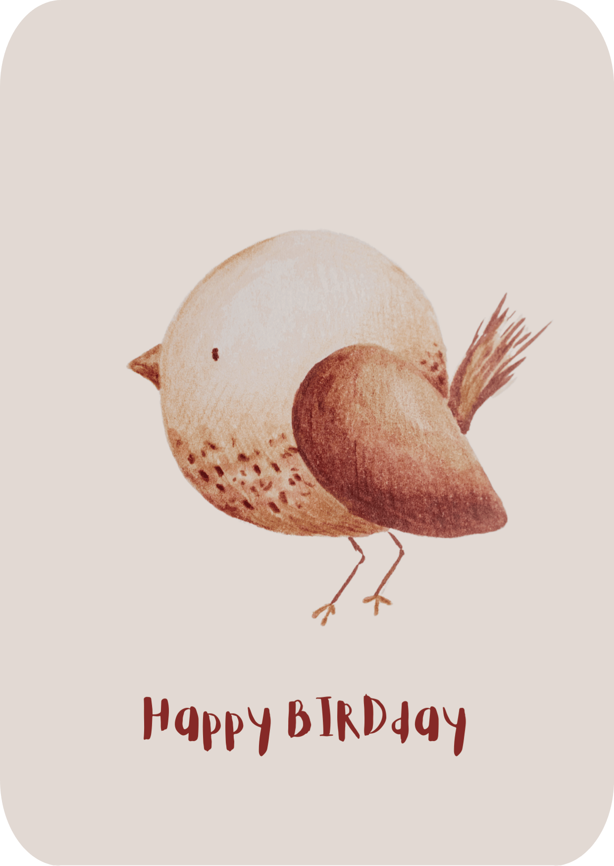 Kaart - Happy birdday