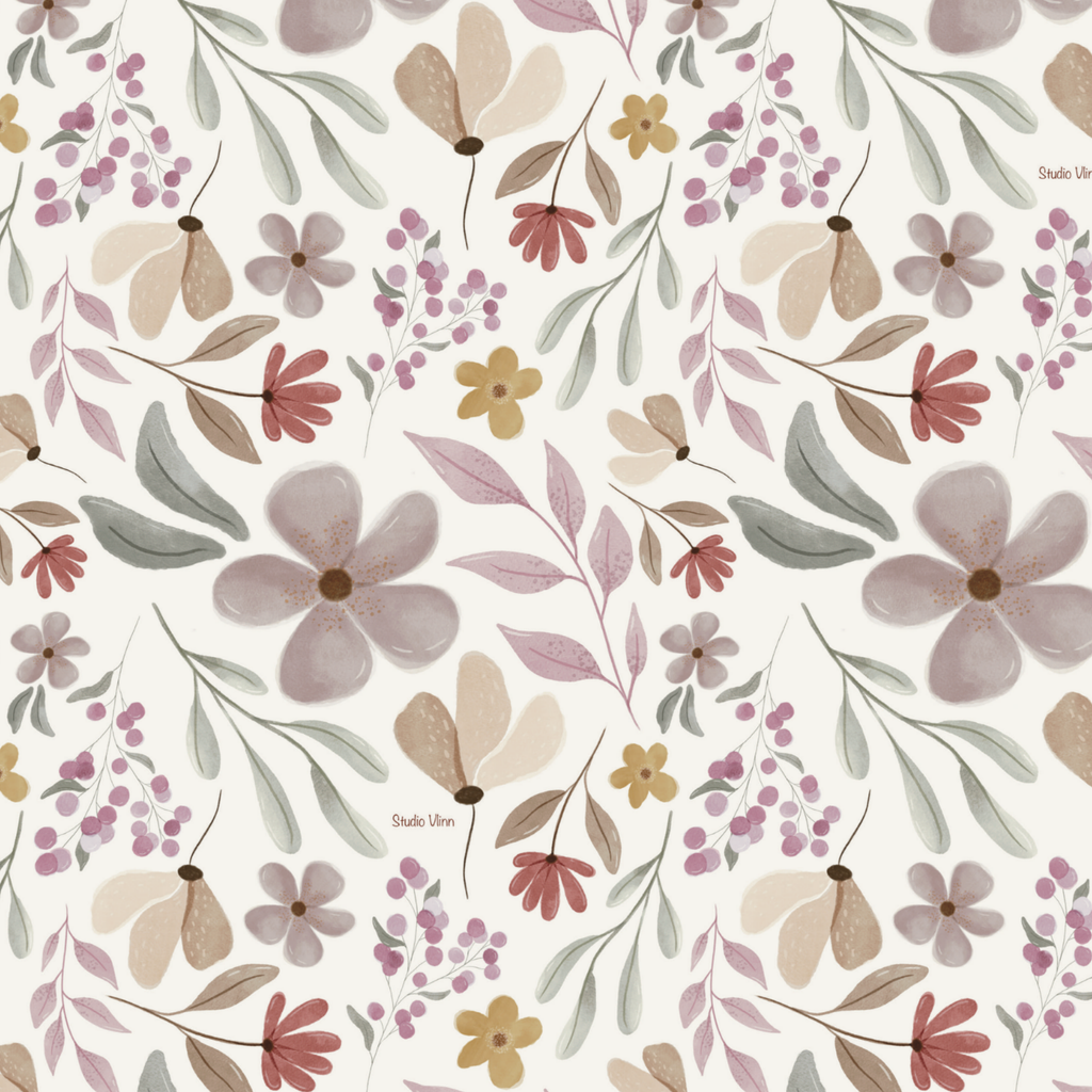 Cadeaupapier bloemen
