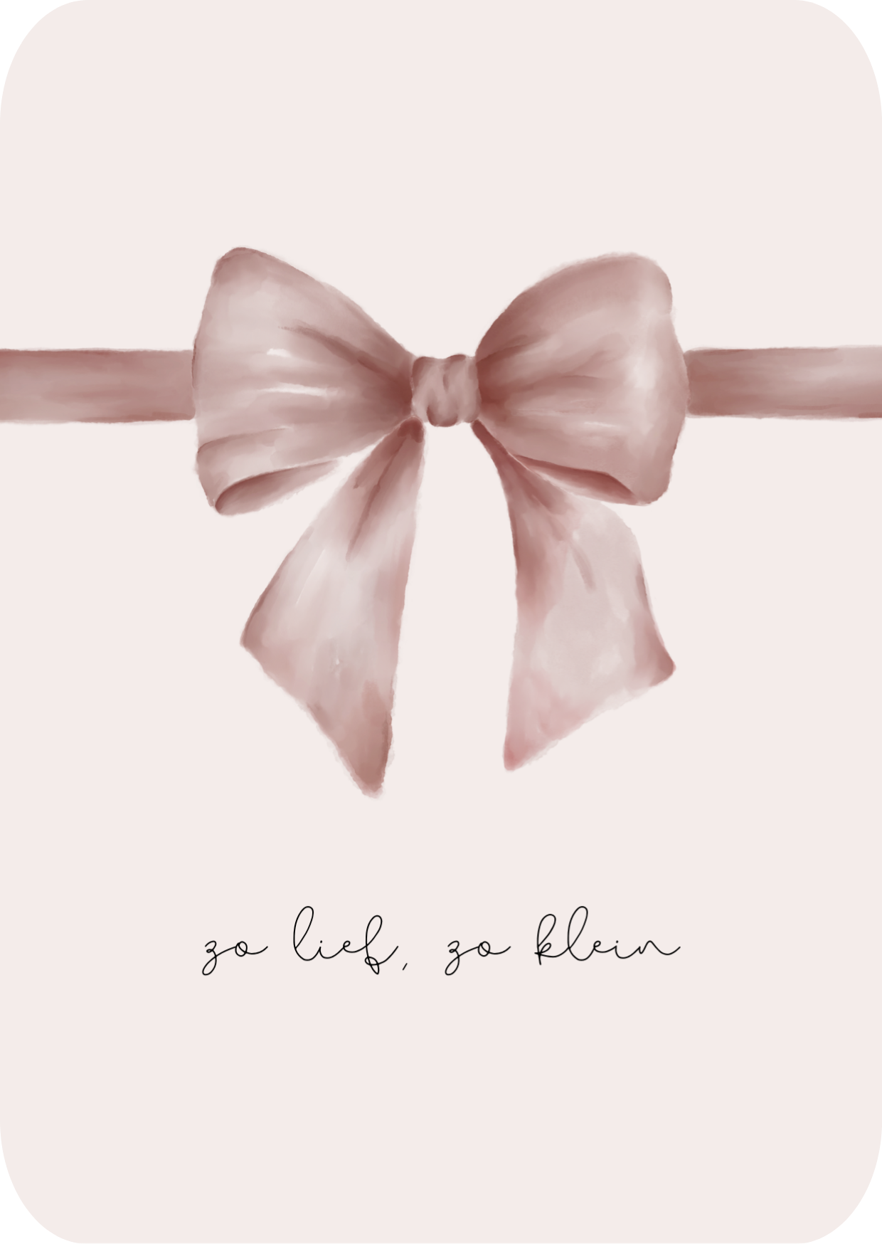 Kaart - Zo lief, zo klein