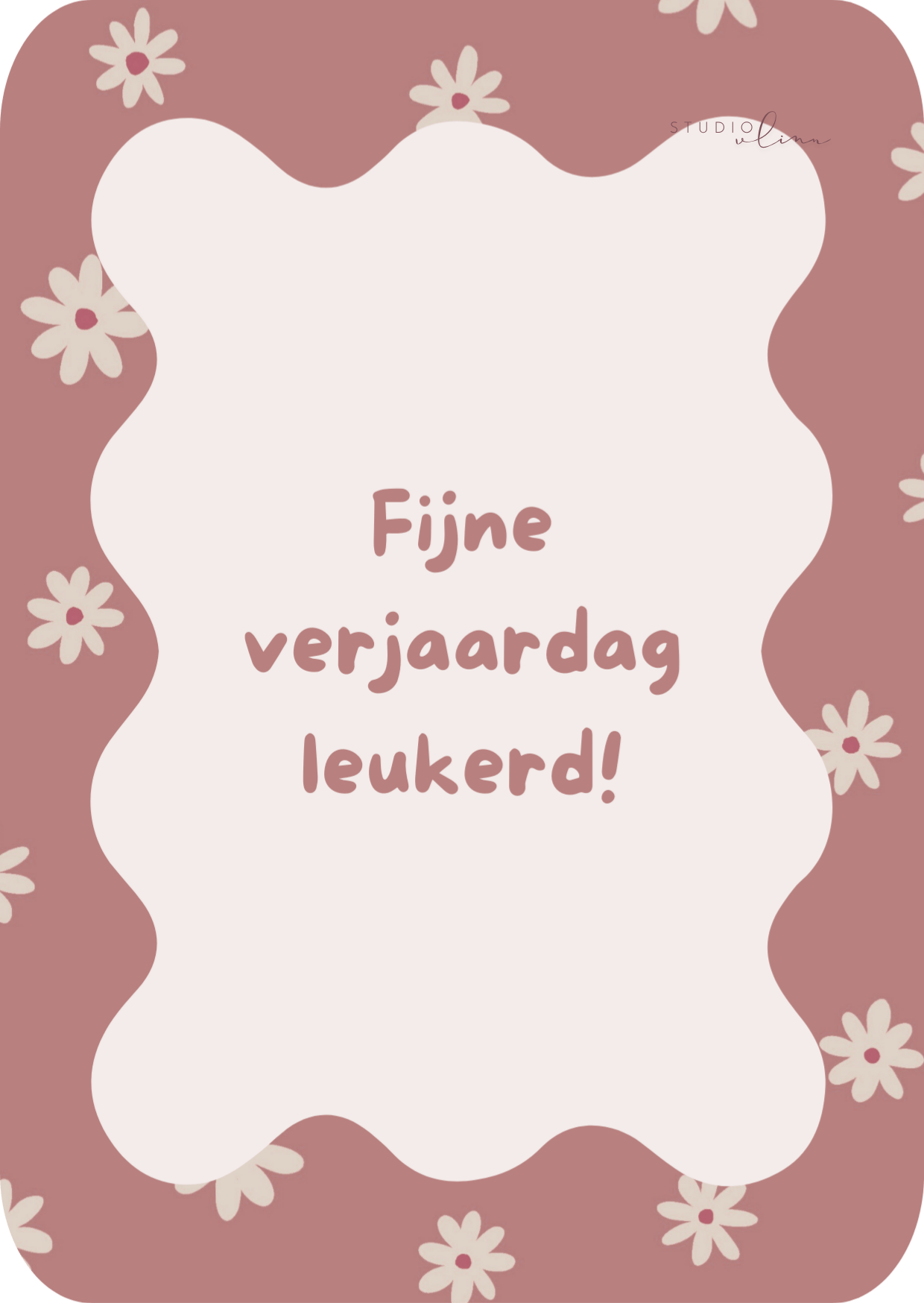 Kaart - Fijne verjaardag leukerd!