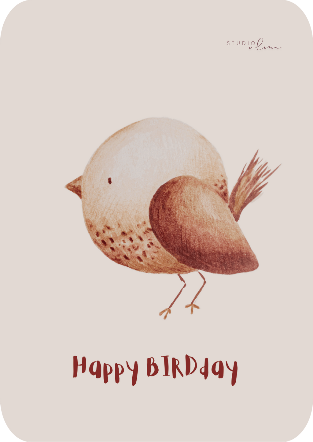 Kaart - Happy birdday