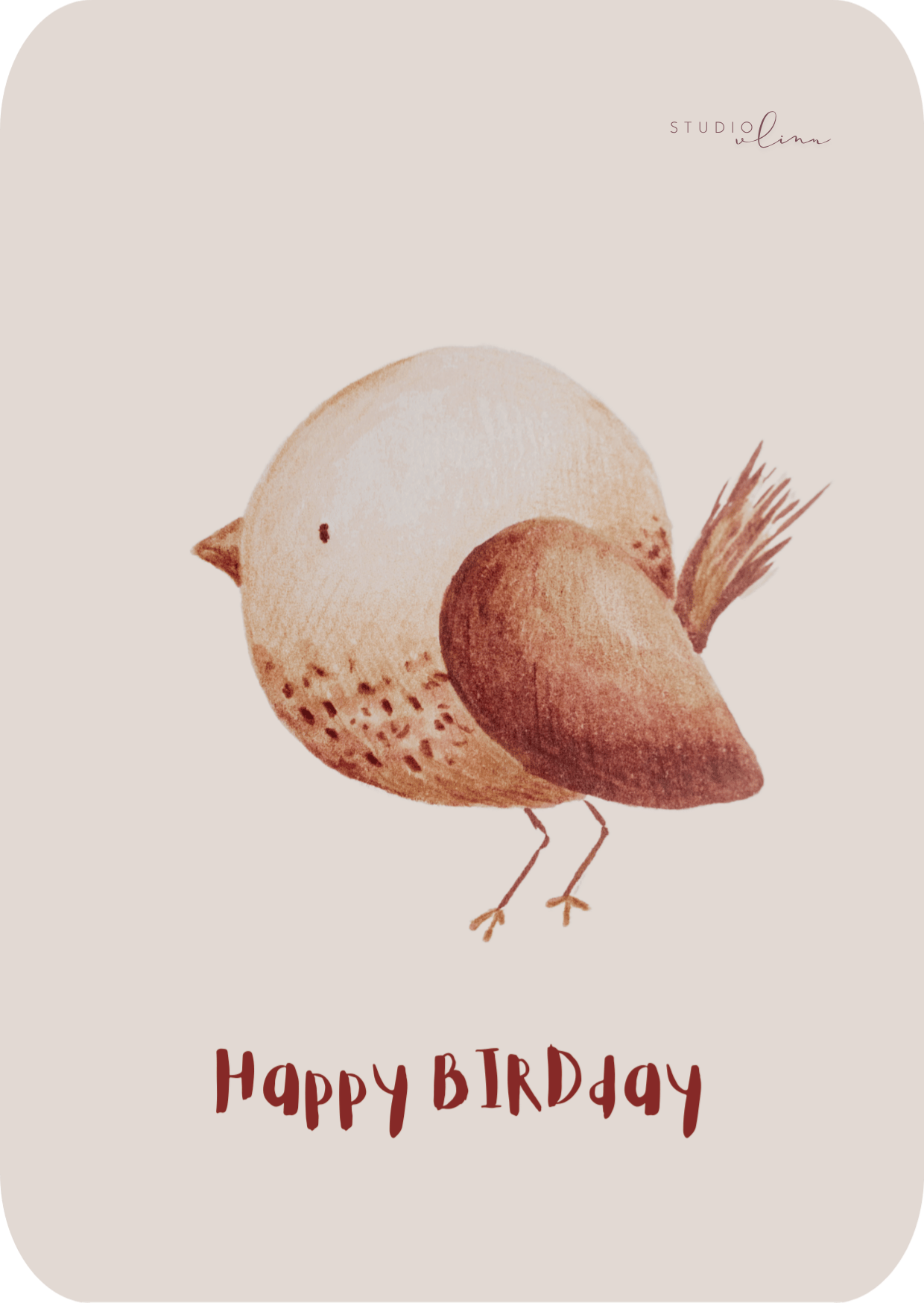 Kaart - Happy birdday