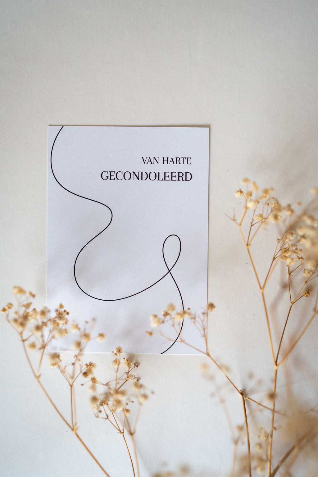 Kaart - Van harte gecondoleerd