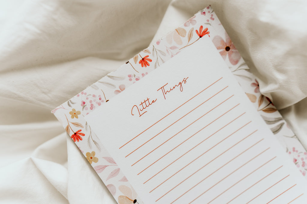 Little Things – notitieblokje met bloemetjes