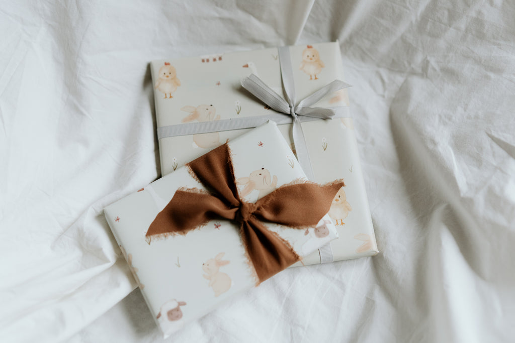 Cadeaupapier met diertjes