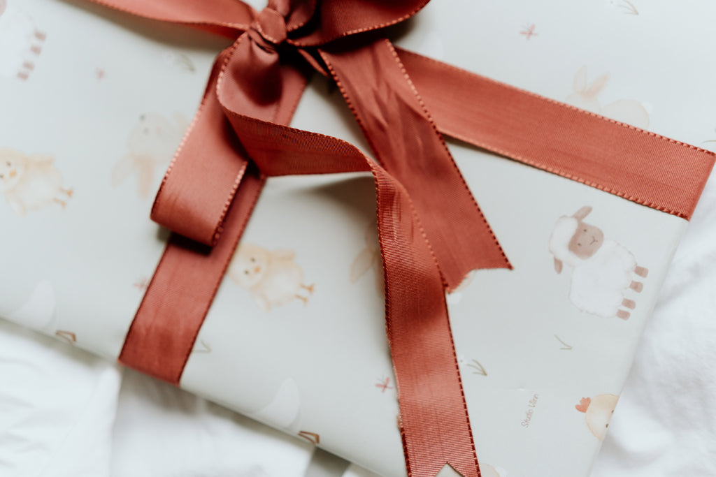 Cadeaupapier met diertjes