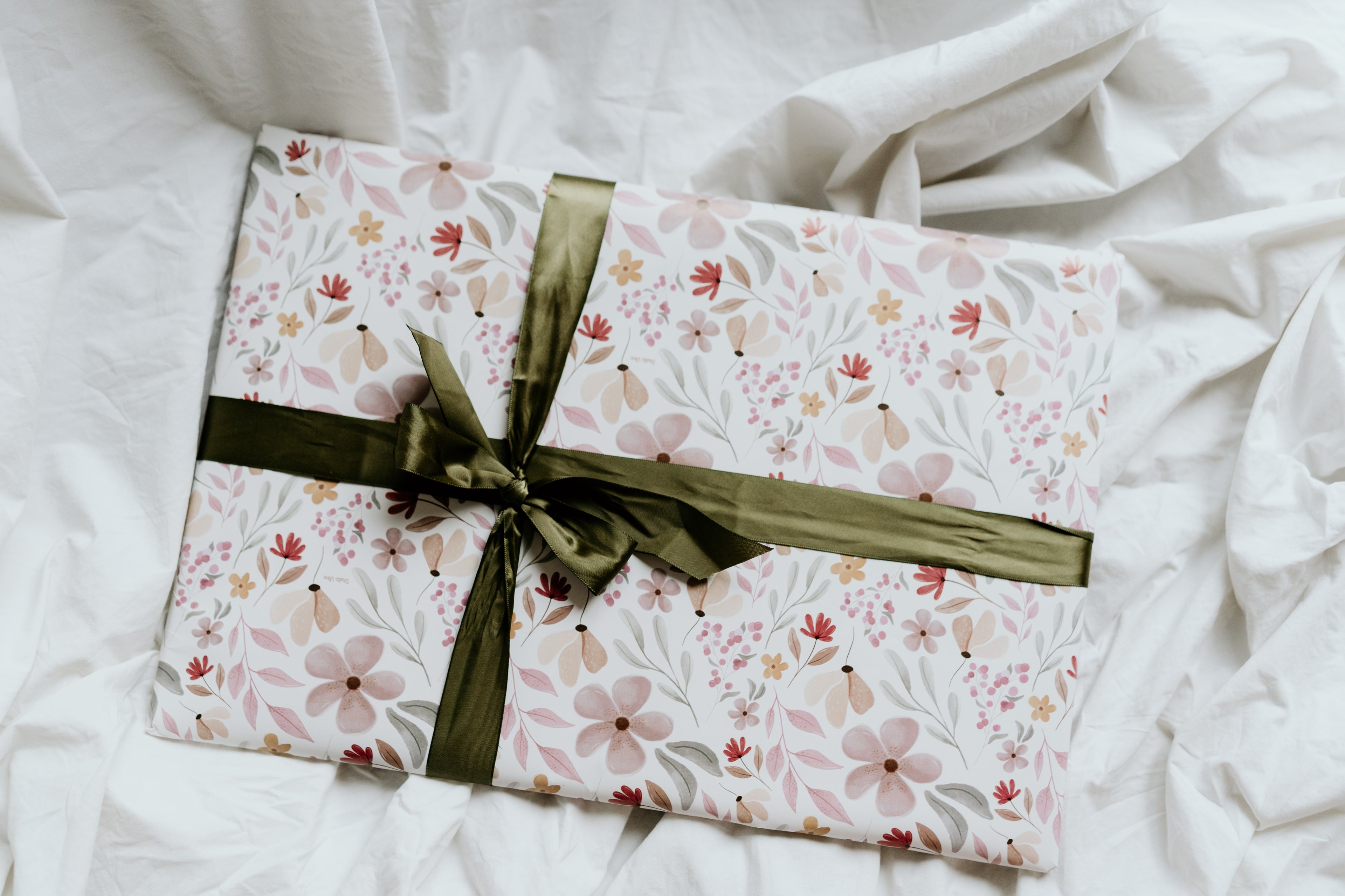 Cadeaupapier bloemen