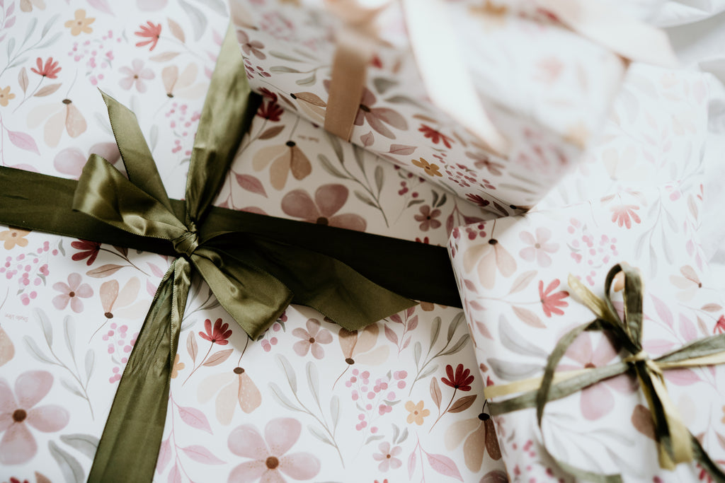 Cadeaupapier bloemen