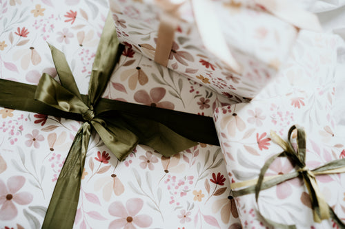 Cadeaupapier bloemen