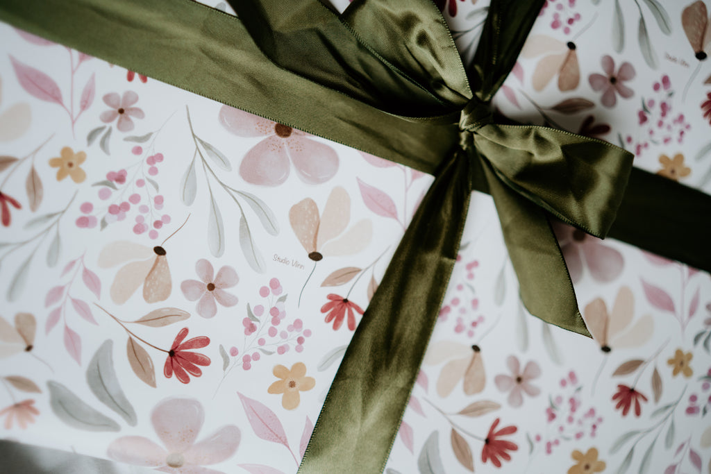 Cadeaupapier bloemen