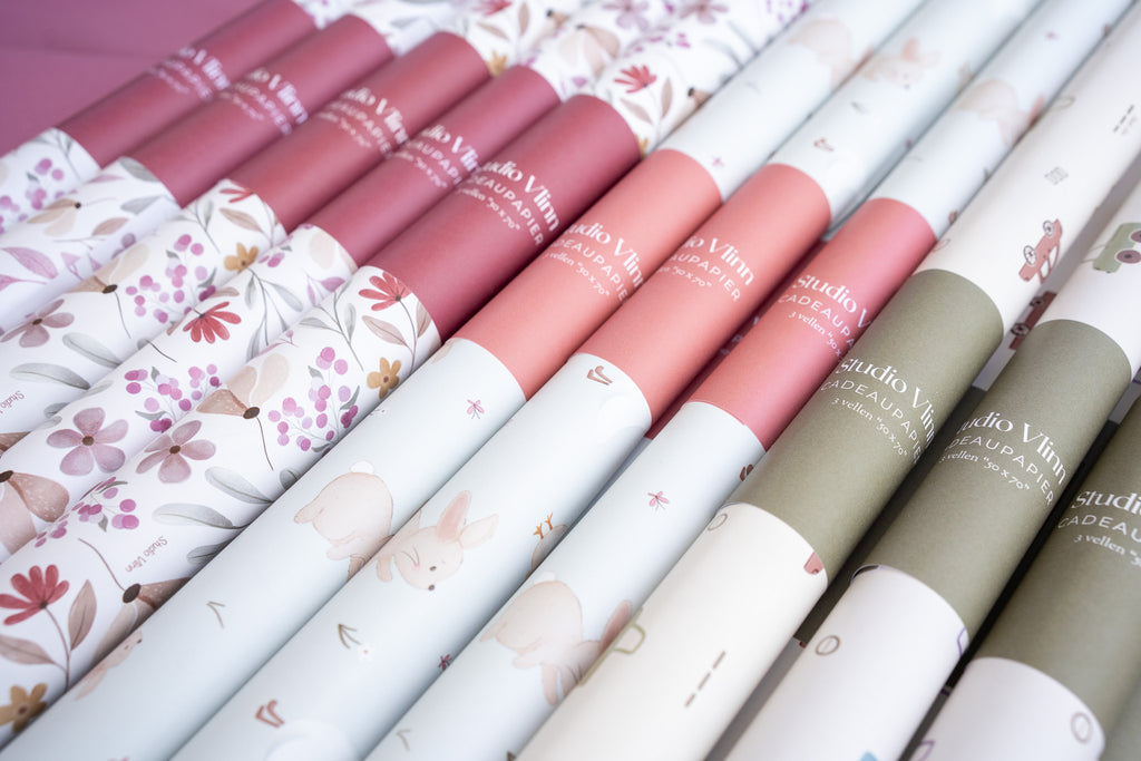 Cadeaupapier bloemen
