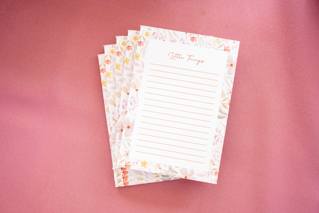 Little Things – notitieblokje met bloemetjes