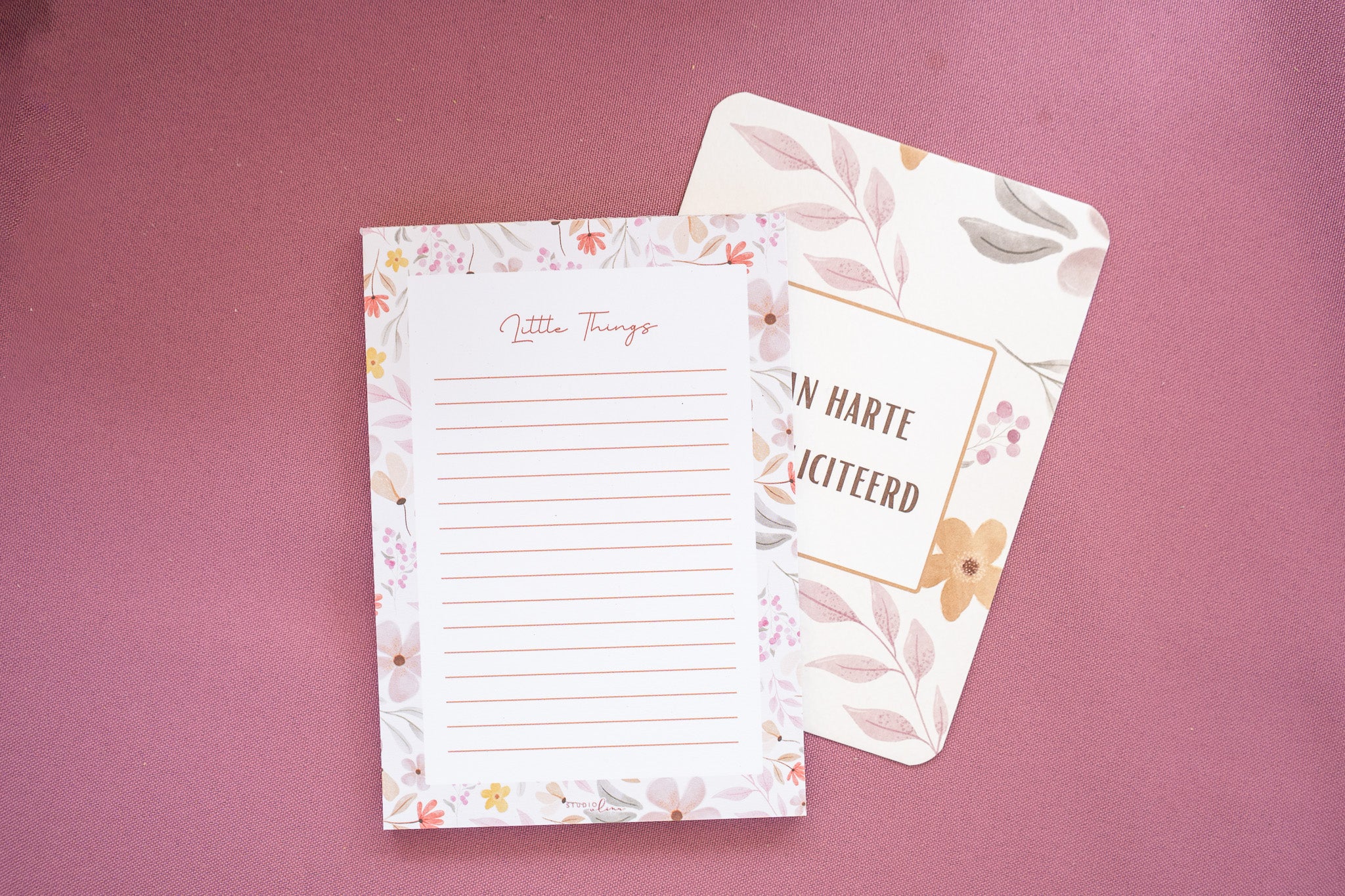 Little Things – notitieblokje met bloemetjes