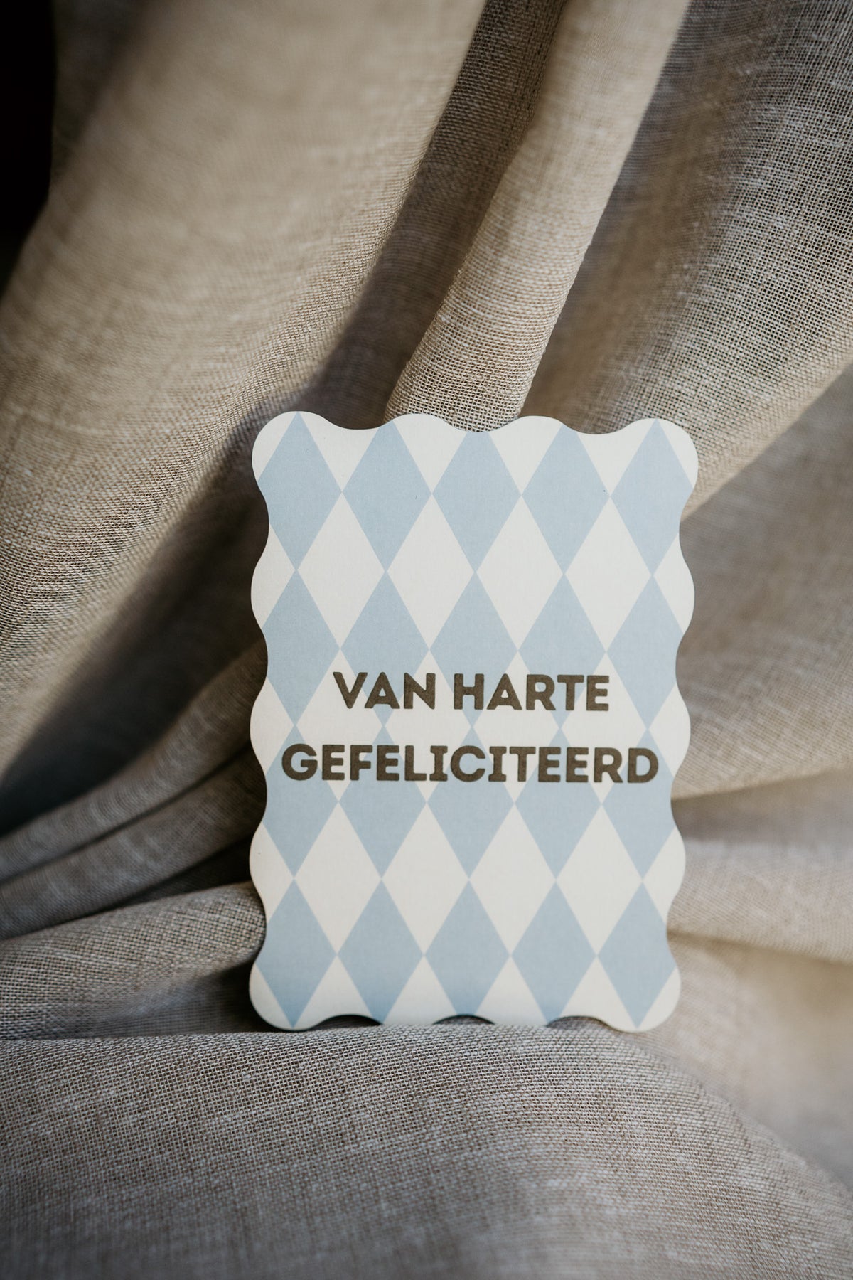 Kaart geschulpt - Van harte gefeliciteerd man