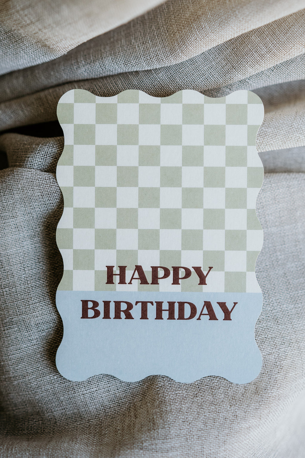 Kaart geschulpt - Happy Birthday | Verjaardagskaart