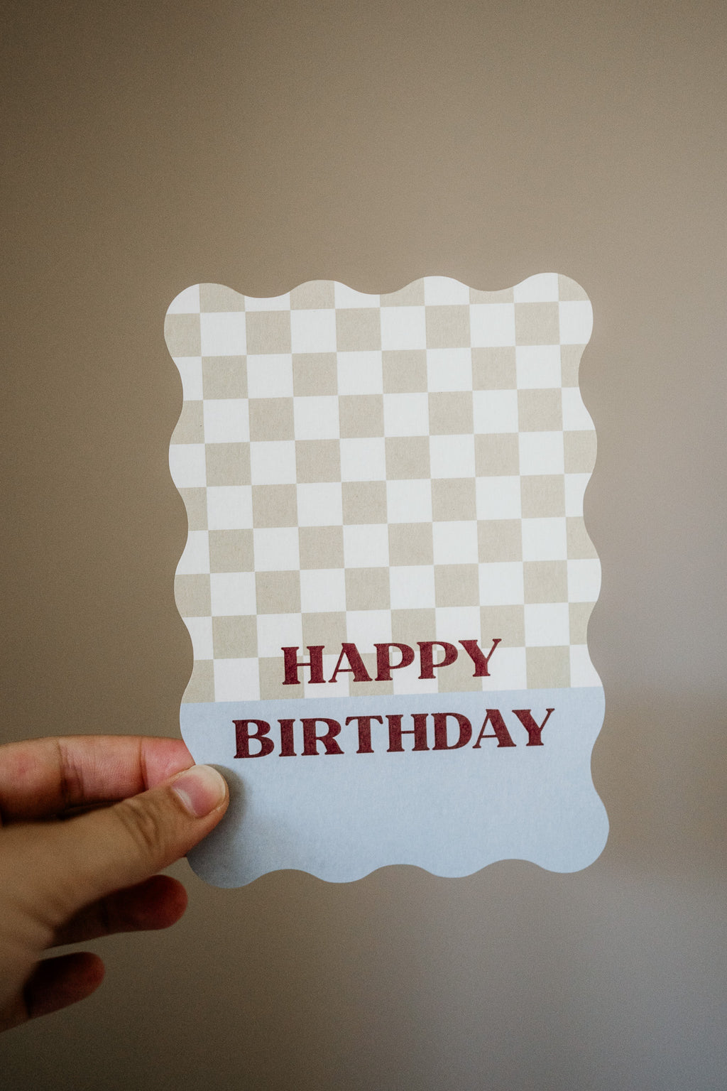 Kaart geschulpt - Happy Birthday | Verjaardagskaart