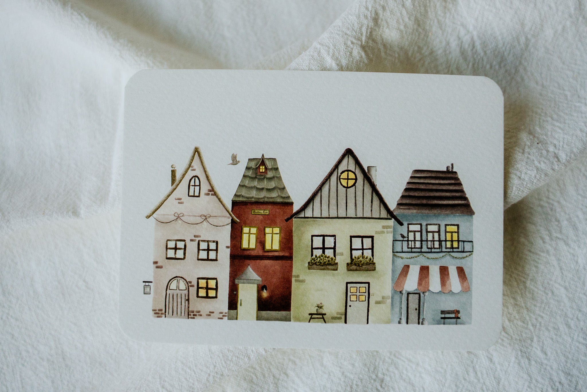 Kaart - Blanco Huisjes