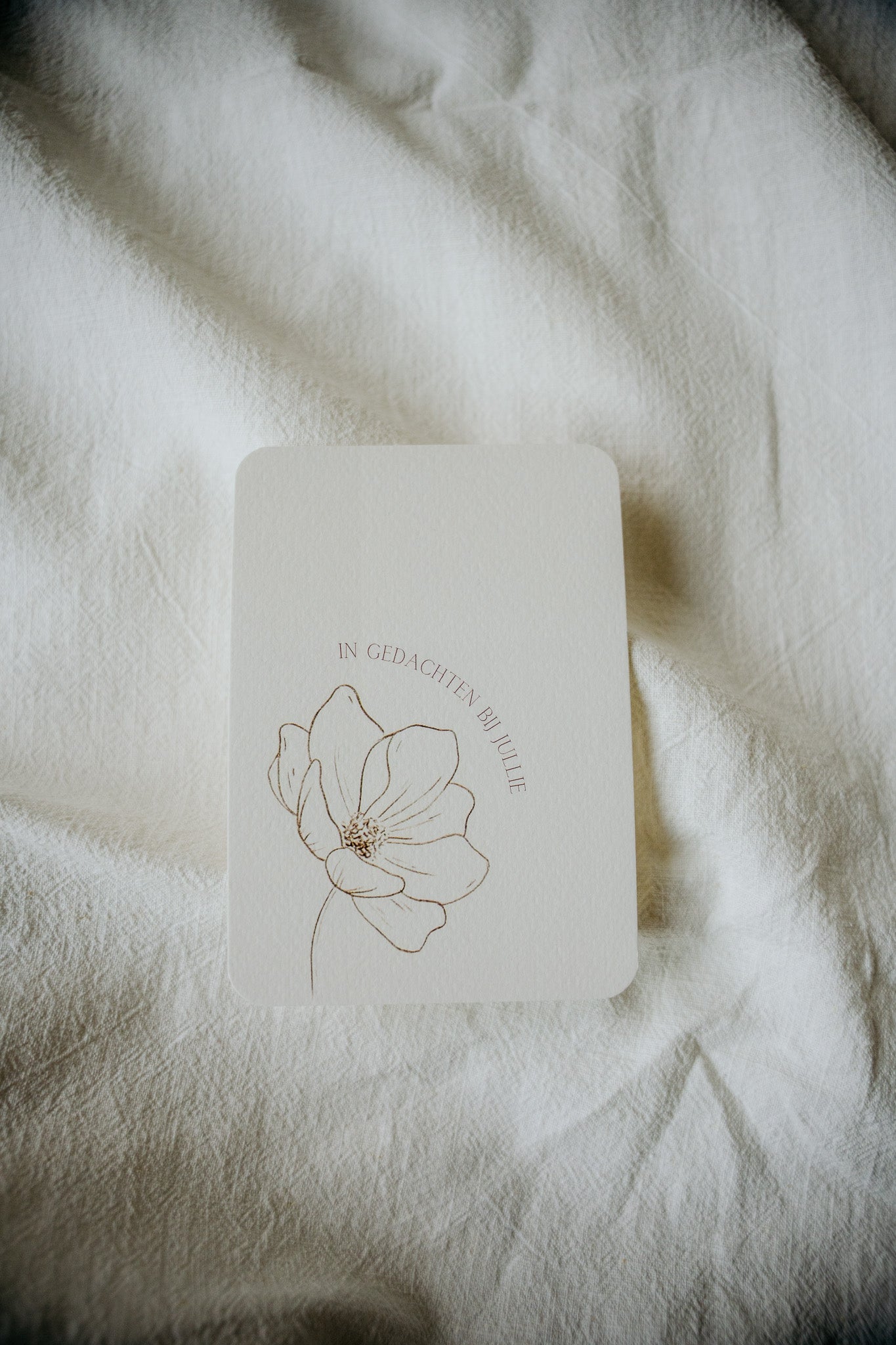 Kaart - In gedachten bij jullie