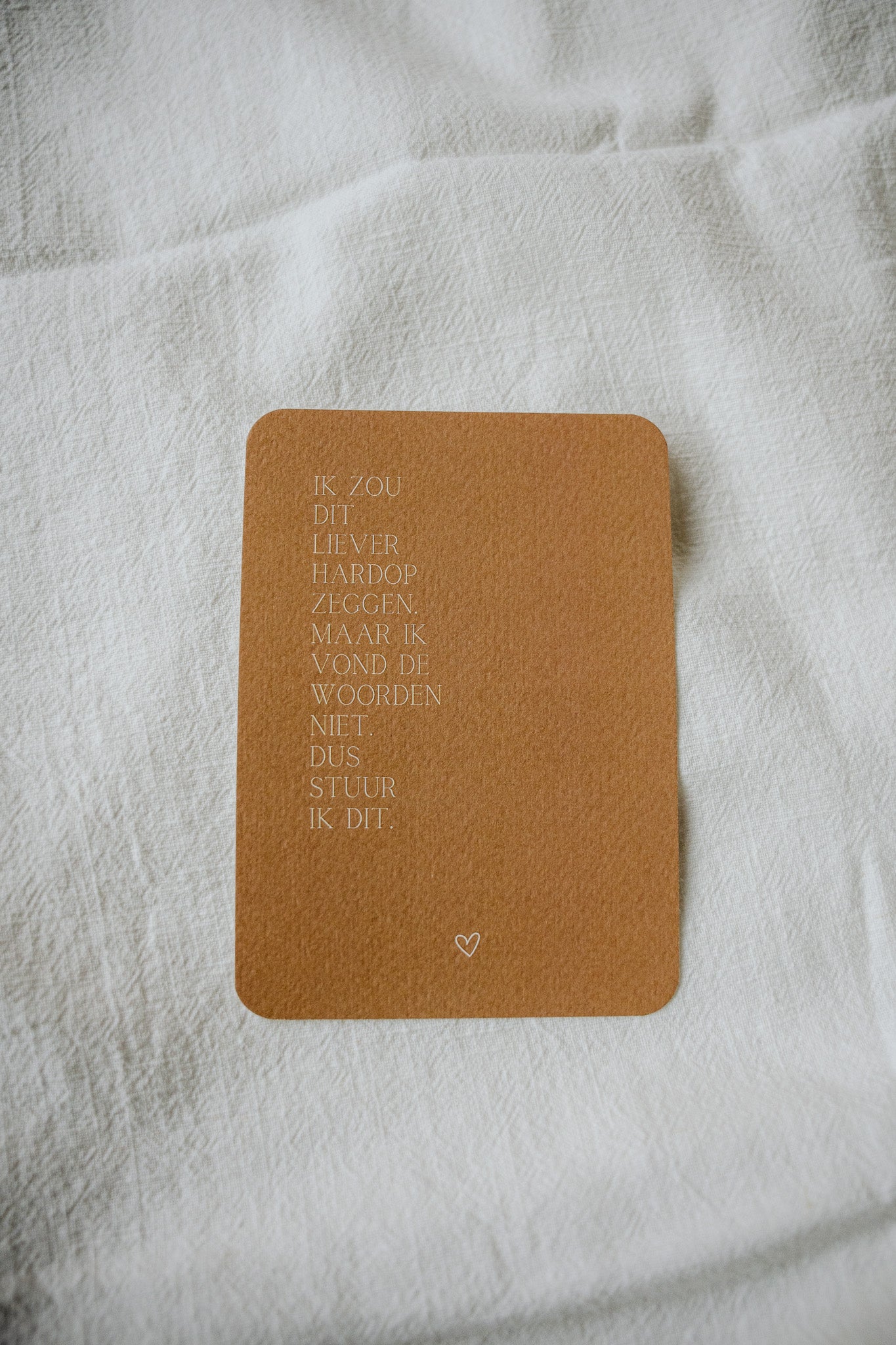 Kaart - Ik zou dit liever hardop zeggen...