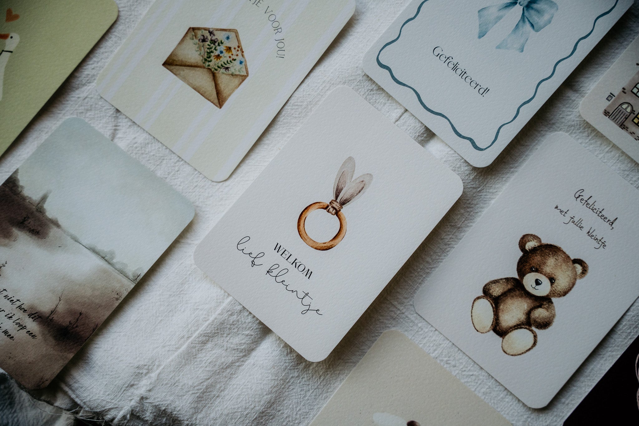 Kaart - Welkom lief kleintje